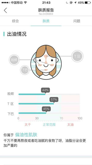 膚質報告app開發(fā)